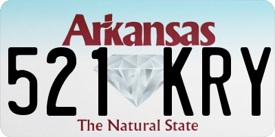 AR license plate 521KRY