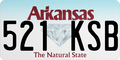 AR license plate 521KSB