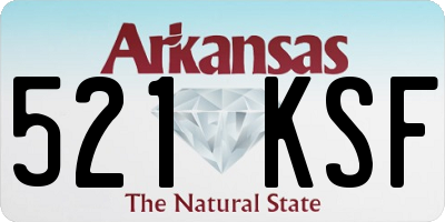 AR license plate 521KSF