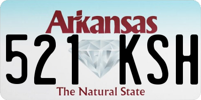 AR license plate 521KSH