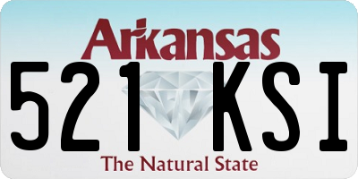 AR license plate 521KSI