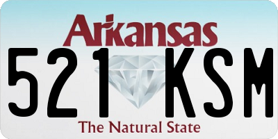 AR license plate 521KSM