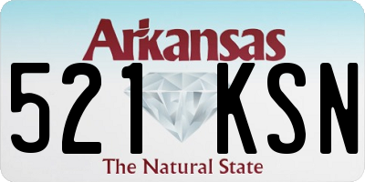 AR license plate 521KSN
