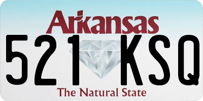 AR license plate 521KSQ