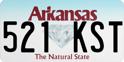 AR license plate 521KST