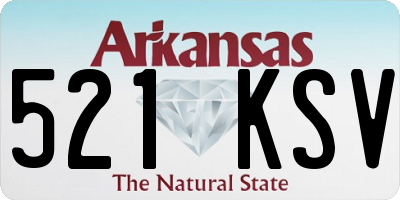 AR license plate 521KSV