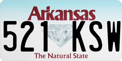AR license plate 521KSW