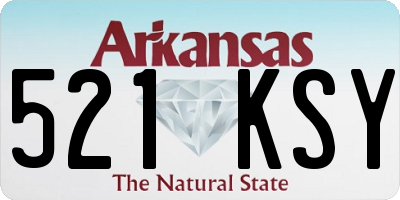 AR license plate 521KSY