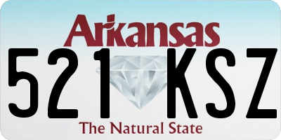 AR license plate 521KSZ
