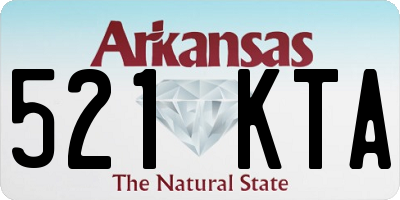 AR license plate 521KTA
