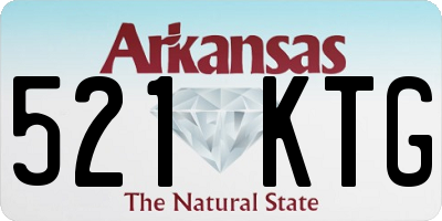 AR license plate 521KTG
