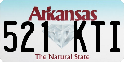 AR license plate 521KTI