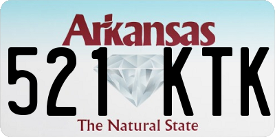 AR license plate 521KTK