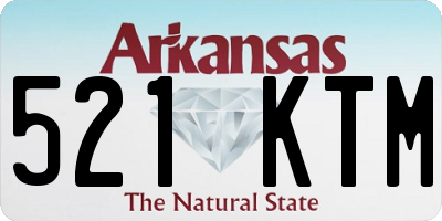 AR license plate 521KTM