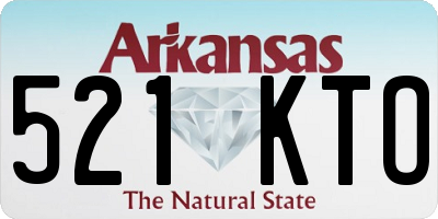 AR license plate 521KTO