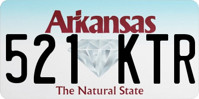 AR license plate 521KTR