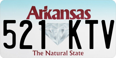 AR license plate 521KTV