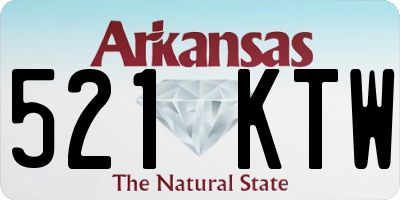 AR license plate 521KTW