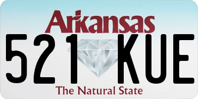 AR license plate 521KUE