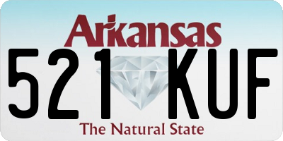 AR license plate 521KUF