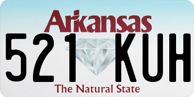AR license plate 521KUH