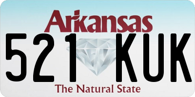 AR license plate 521KUK