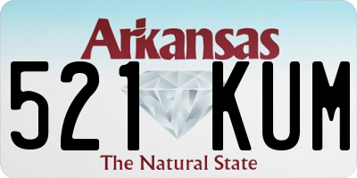 AR license plate 521KUM