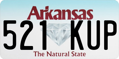 AR license plate 521KUP
