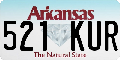 AR license plate 521KUR