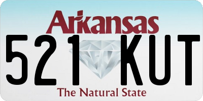 AR license plate 521KUT