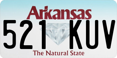 AR license plate 521KUV