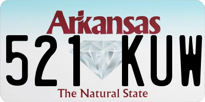 AR license plate 521KUW