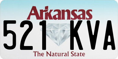 AR license plate 521KVA