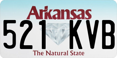 AR license plate 521KVB
