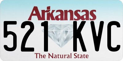 AR license plate 521KVC
