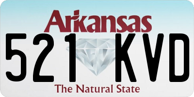 AR license plate 521KVD