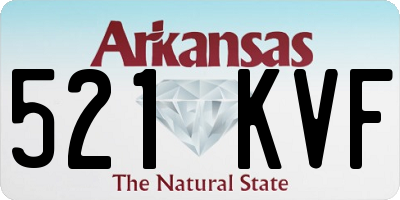 AR license plate 521KVF