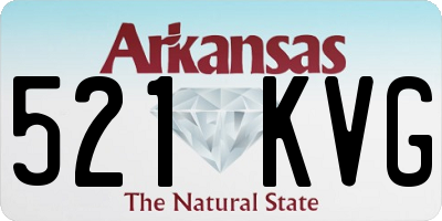 AR license plate 521KVG