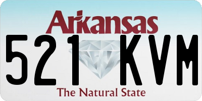 AR license plate 521KVM