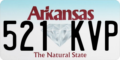 AR license plate 521KVP