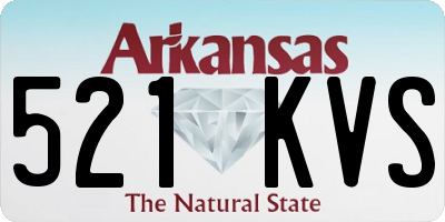 AR license plate 521KVS