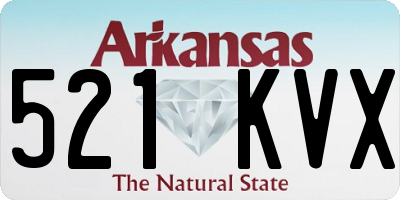 AR license plate 521KVX