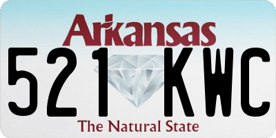AR license plate 521KWC