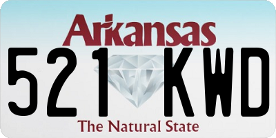 AR license plate 521KWD