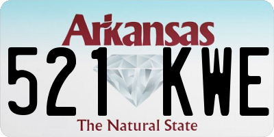 AR license plate 521KWE