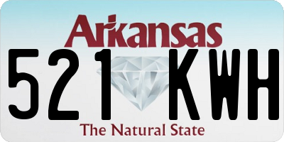 AR license plate 521KWH