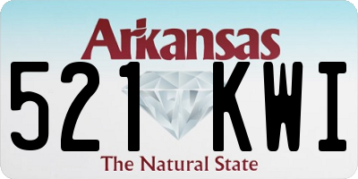 AR license plate 521KWI