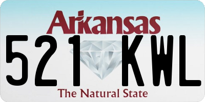 AR license plate 521KWL