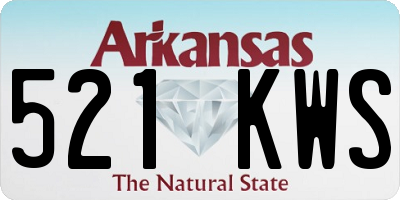 AR license plate 521KWS