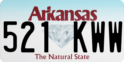 AR license plate 521KWW